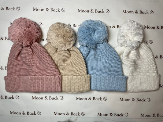 Baby Knit Hat | Beige