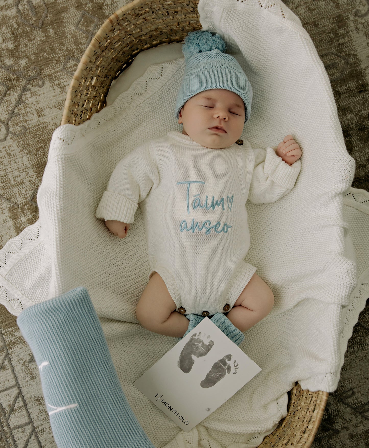 Inkless 'Announcement & Monthly' Milestone Cards