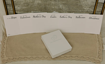 Inkless 'My First' Milestone Cards