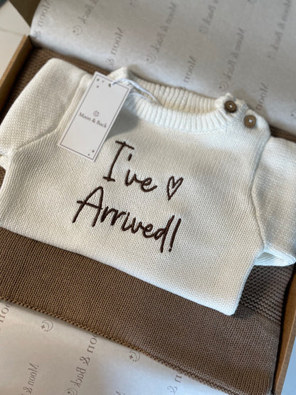 White | Personalised Baby Romper & Booties Set